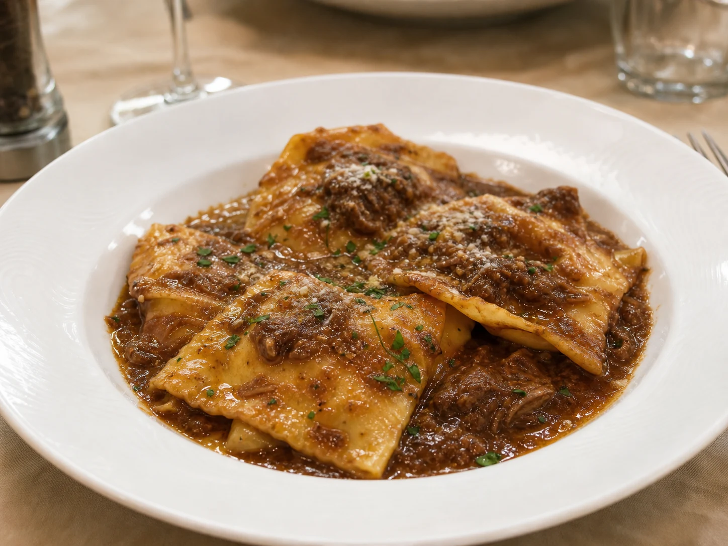 Ravioli al brasato